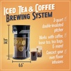 image:imageNostalgia 3Quart Iced Tea amp Coffee Brewing System With DoubleInsulated Pitcher Strength Selector amp Infuser Chamber Also Perfect For Lattes Lemonade Flavored Water BlackBlack
