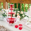 image:imageNostalgia 3Tier Party Fountain Holds 15 Gallons LED Lighted Base Includes 8 Reusable Cups 15 Gallon ClearDeluxe Party Fountain