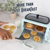 image:imageNostalgia 3in1 Breakfast Station  Includes Coffee Maker NonStick Griddle and 4Slice Toaster Oven  Versatile Breakfast Maker with Timer  AquaAqua