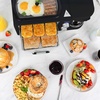 image:imageNostalgia 3in1 Breakfast Station  Includes Coffee Maker NonStick Griddle and 4Slice Toaster Oven  Versatile Breakfast Maker with Timer  AquaBlack