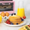 image:imageNostalgia 3in1 Breakfast Station  Includes Coffee Maker NonStick Griddle and 4Slice Toaster Oven  Versatile Breakfast Maker with Timer  AquaPink