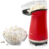 image:imageNostalgia Air Popper Popcorn Maker  OilFree Popcorn Machine Pops Up To 16 Cups with Hot Air for Movie Night Snacks  Aqua Popcorn Popper with Swirling Air Chamber amp Measuring Cup for Precise PoppingRed