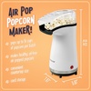 image:imageNostalgia Air Popper Popcorn Maker  OilFree Popcorn Machine Pops Up To 16 Cups with Hot Air for Movie Night Snacks  Aqua Popcorn Popper with Swirling Air Chamber amp Measuring Cup for Precise PoppingWhite
