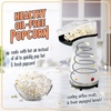 image:imageNostalgia Air Popper Popcorn Maker  OilFree Popcorn Machine Pops Up To 16 Cups with Hot Air for Movie Night Snacks  Aqua Popcorn Popper with Swirling Air Chamber amp Measuring Cup for Precise PoppingWhite