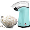 image:imageNostalgia Air Popper Popcorn Maker  OilFree Popcorn Machine Pops Up To 16 Cups with Hot Air for Movie Night Snacks  Aqua Popcorn Popper with Swirling Air Chamber amp Measuring Cup for Precise PoppingAqua Original