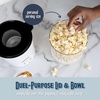 image:imageNostalgia Air Popper Popcorn Maker  OilFree Popcorn Machine Pops Up To 16 Cups with Hot Air for Movie Night Snacks  Aqua Popcorn Popper with Swirling Air Chamber amp Measuring Cup for Precise PoppingWhite