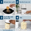 image:imageNostalgia Air Popper Popcorn Maker  OilFree Popcorn Machine Pops Up To 16 Cups with Hot Air for Movie Night Snacks  Aqua Popcorn Popper with Swirling Air Chamber amp Measuring Cup for Precise PoppingWhite
