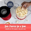 image:imageNostalgia Air Popper Popcorn Maker  OilFree Popcorn Machine Pops Up To 16 Cups with Hot Air for Movie Night Snacks  Aqua Popcorn Popper with Swirling Air Chamber amp Measuring Cup for Precise PoppingRed