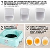 image:imageNostalgia CLEC14AQ Retro Premium 14 Capacity Electric Large HardBoiled Egg Cooker Poached Scrambled Omelets Whites Sandwiches for Keto amp LowCarb Diets Aqua14Egg