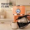 image:imageNostalgia Classic Retro 10 Cup Coffee Maker  OneTouch Drip Brew Reusable Filter  AntiDrip Auto Shutoff amp Time Display  Dishwasher Safe 50 oz Carafe  AquaOrange