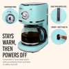 image:imageNostalgia Classic Retro 10 Cup Coffee Maker  OneTouch Drip Brew Reusable Filter  AntiDrip Auto Shutoff amp Time Display  Dishwasher Safe 50 oz Carafe  AquaAqua