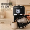 image:imageNostalgia Classic Retro 10 Cup Coffee Maker  OneTouch Drip Brew Reusable Filter  AntiDrip Auto Shutoff amp Time Display  Dishwasher Safe 50 oz Carafe  AquaBlack
