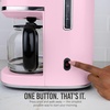 image:imageNostalgia Classic Retro 10 Cup Coffee Maker  OneTouch Drip Brew Reusable Filter  AntiDrip Auto Shutoff amp Time Display  Dishwasher Safe 50 oz Carafe  AquaPink