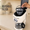 image:imageNostalgia Classic Retro 10 Cup Coffee Maker  OneTouch Drip Brew Reusable Filter  AntiDrip Auto Shutoff amp Time Display  Dishwasher Safe 50 oz Carafe  AquaCream