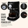 image:imageNostalgia Classic Retro 10 Cup Coffee Maker  OneTouch Drip Brew Reusable Filter  AntiDrip Auto Shutoff amp Time Display  Dishwasher Safe 50 oz Carafe  AquaBlack