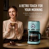 image:imageNostalgia Classic Retro 10 Cup Coffee Maker  OneTouch Drip Brew Reusable Filter  AntiDrip Auto Shutoff amp Time Display  Dishwasher Safe 50 oz Carafe  AquaAqua