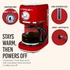 image:imageNostalgia Classic Retro 10 Cup Coffee Maker  OneTouch Drip Brew Reusable Filter  AntiDrip Auto Shutoff amp Time Display  Dishwasher Safe 50 oz Carafe  AquaRed