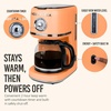 image:imageNostalgia Classic Retro 10 Cup Coffee Maker  OneTouch Drip Brew Reusable Filter  AntiDrip Auto Shutoff amp Time Display  Dishwasher Safe 50 oz Carafe  AquaOrange