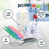 image:imageNostalgia CocaCola 48Inch Tall Snow Cone Cart Makes 72 Icy Treats Includes Metal Scoop Storage Compartment Wheels For Easy Mobility  Coke RedBlue