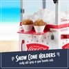 image:imageNostalgia CocaCola 48Inch Tall Snow Cone Cart Makes 72 Icy Treats Includes Metal Scoop Storage Compartment Wheels For Easy Mobility  Coke RedCoke
