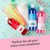 image:imageNostalgia CocaCola 48Inch Tall Snow Cone Cart Makes 72 Icy Treats Includes Metal Scoop Storage Compartment Wheels For Easy Mobility  Coke RedWhite