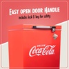 image:imageNostalgia CocaCola Chest Freezer and Refrigerator All in One 35 Cu Ft Includes Rolling Wheels Bottle Opener Lock And Keys Removable Basket Adjustable Temperature with Gauge Red35 CuFt Red
