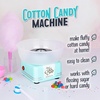 image:imageNostalgia Cotton Candy Machine  Retro Cotton Candy Machine for Kids with 2 Reusable Cones 1 Sugar Scoop and 1 Extractor Head  RedAqua