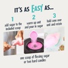 image:imageNostalgia Cotton Candy Machine  Retro Cotton Candy Machine for Kids with 2 Reusable Cones 1 Sugar Scoop and 1 Extractor Head  RedAqua