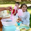 image:imageNostalgia Cotton Candy Machine  Retro Cotton Candy Machine for Kids with 2 Reusable Cones 1 Sugar Scoop and 1 Extractor Head  RedAqua Retro