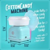 image:imageNostalgia Cotton Candy Machine  Retro Cotton Candy Machine for Kids with 2 Reusable Cones 1 Sugar Scoop and 1 Extractor Head  RedAqua Retro