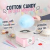 image:imageNostalgia Cotton Candy Machine  Retro Cotton Candy Machine for Kids with 2 Reusable Cones 1 Sugar Scoop and 1 Extractor Head  RedPink