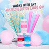 image:imageNostalgia Cotton Candy Machine  Retro Cotton Candy Machine for Kids with 2 Reusable Cones 1 Sugar Scoop and 1 Extractor Head  RedPink