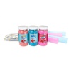 image:imageNostalgia Cotton Candy Variety Kit  3 Flossing Sugar Flavors Pink Vanilla Blue Raspberry Strawberry  7oz Bottles 4 Reusable Cones 10 Clear Bags with Twist Ties  Party Supplies329 cm H x 191 cm W x 74 cm L Pack of 2