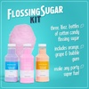 image:imageNostalgia Cotton Candy Variety Kit  3 Flossing Sugar Flavors Pink Vanilla Blue Raspberry Strawberry  7oz Bottles 4 Reusable Cones 10 Clear Bags with Twist Ties  Party Supplies48 Ounces
