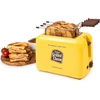 image:imageNostalgia Deluxe Grilled Cheese Sandwich Toaster with EasyClean Toasting Baskets  Adjustable Toasting Dial and Extra Wide Slots  YellowDeluxe Grilled Cheese