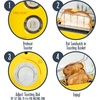 image:imageNostalgia Deluxe Grilled Cheese Sandwich Toaster with EasyClean Toasting Baskets  Adjustable Toasting Dial and Extra Wide Slots  YellowGrilled Cheese
