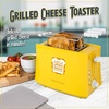 image:imageNostalgia Deluxe Grilled Cheese Sandwich Toaster with EasyClean Toasting Baskets  Adjustable Toasting Dial and Extra Wide Slots  YellowGrilled Cheese