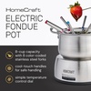 image:imageNostalgia Electric Fondue Party Set  10 oz Melting Pot 4 Roasting Forks amp Detachable Serving Tray  Melted Cheese Chocolate or Dessert  Perfect for Gifts Parties Date Night  BlackStainless