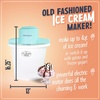 image:imageNostalgia Electric Ice Cream Maker With 4 Qt Capacity Old Fashioned Ice Cream Machine Makes Frozen Yogurt or Gelato in Minutes Vintage Wooden Style Ice Cream Maker with Aluminum Canister Light WoodWhite
