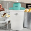 image:imageNostalgia Electric Ice Cream Maker With 4 Qt Capacity Old Fashioned Ice Cream Machine Makes Frozen Yogurt or Gelato in Minutes Vintage Wooden Style Ice Cream Maker with Aluminum Canister Light WoodWhite