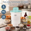 image:imageNostalgia Electric Ice Cream Maker With 4 Qt Capacity Old Fashioned Ice Cream Machine Makes Frozen Yogurt or Gelato in Minutes Vintage Wooden Style Ice Cream Maker with Aluminum Canister Light WoodWhite