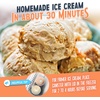 image:imageNostalgia Electric Ice Cream Maker With 4 Qt Capacity Old Fashioned Ice Cream Machine Makes Frozen Yogurt or Gelato in Minutes Vintage Wooden Style Ice Cream Maker with Aluminum Canister Light WoodAquaWhite