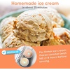 image:imageNostalgia Electric Ice Cream Maker With 4 Qt Capacity Old Fashioned Ice Cream Machine Makes Frozen Yogurt or Gelato in Minutes Vintage Wooden Style Ice Cream Maker with Aluminum Canister Light WoodRed