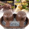 image:imageNostalgia Electric Ice Cream Maker with 2Qt Double Insulated Gel Canister amp Stainless Steel Base  Makes Sorbet Soft Serve and Frozen Yogurt  AquaBrown