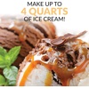 image:imageNostalgia Electric Ice Cream Maker with 2Qt Double Insulated Gel Canister amp Stainless Steel Base  Makes Sorbet Soft Serve and Frozen Yogurt  AquaBrown