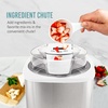 image:imageNostalgia Electric Ice Cream Maker with 2Qt Double Insulated Gel Canister amp Stainless Steel Base  Makes Sorbet Soft Serve and Frozen Yogurt  AquaStainless White