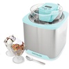image:imageNostalgia Electric Ice Cream Maker with 2Qt Double Insulated Gel Canister amp Stainless Steel Base  Makes Sorbet Soft Serve and Frozen Yogurt  AquaStainless Aqua