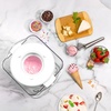 image:imageNostalgia Electric Ice Cream Maker with 2Qt Double Insulated Gel Canister amp Stainless Steel Base  Makes Sorbet Soft Serve and Frozen Yogurt  AquaStainless White