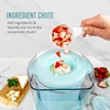 image:imageNostalgia Electric Ice Cream Maker with 2Qt Double Insulated Gel Canister amp Stainless Steel Base  Makes Sorbet Soft Serve and Frozen Yogurt  AquaStainless Aqua