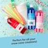 image:imageNostalgia Electric Shaved Ice and Snow Cone Maker Reusable Cone and 2 Ice Molds Included Personal Size Retro Style AquaAqua